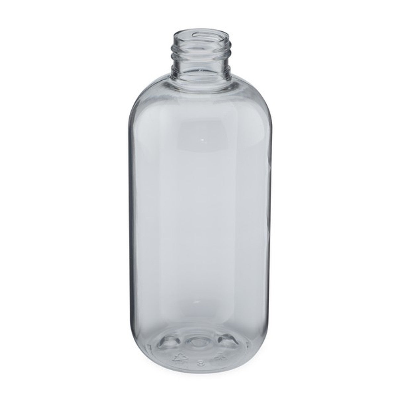 PET Boston Round Bottles - Clear image 1