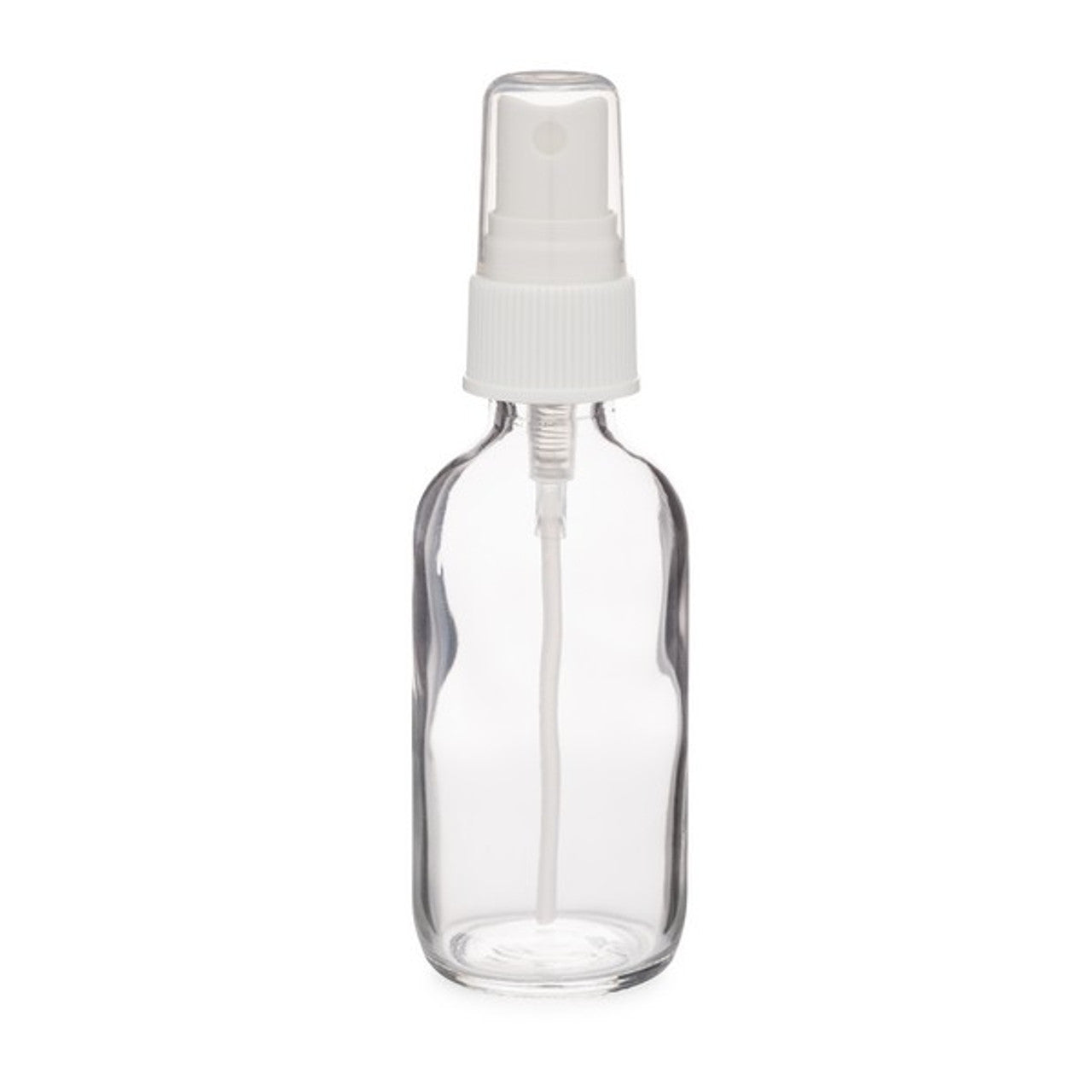 Glass Boston Round Bottles - Clear image 2