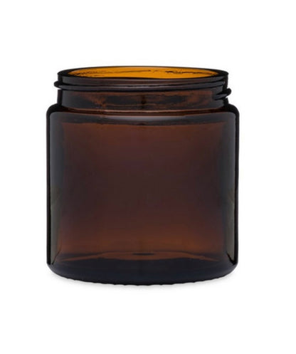 Straight Sided Jars - Amber image 0