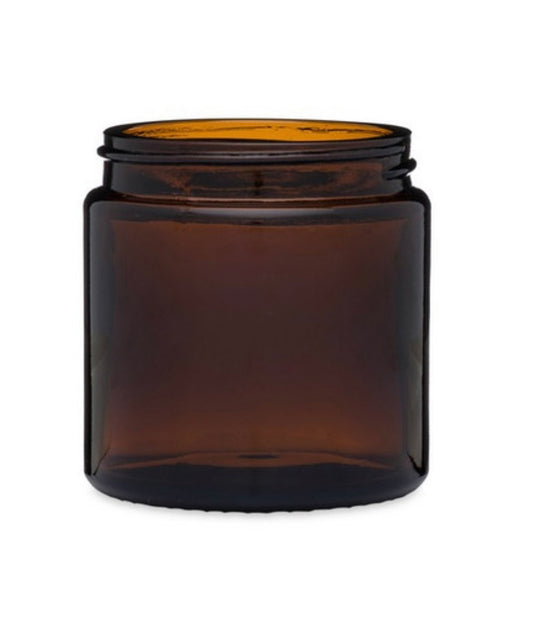 Straight Sided Jars - Amber image 0