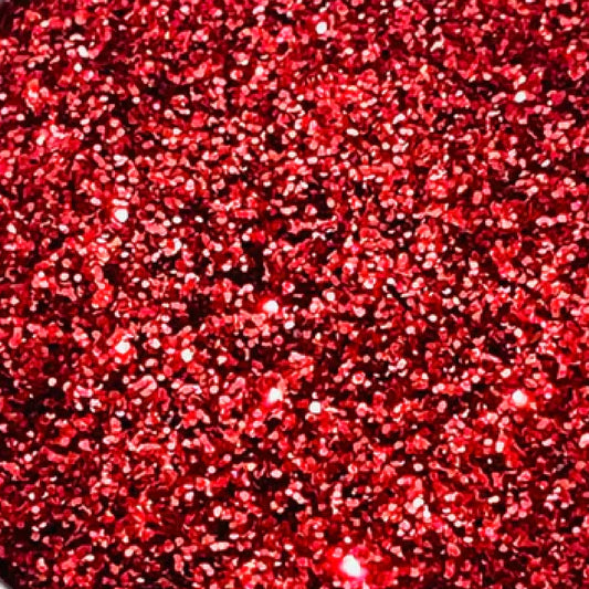 Fire Red Glitter