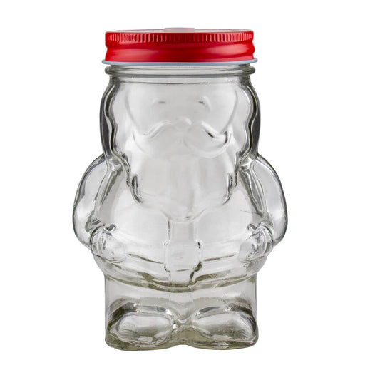 Santa Mason Jars w/ Lids