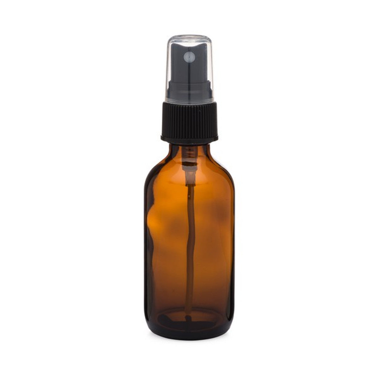 Glass Boston Round Bottles - Amber image 2