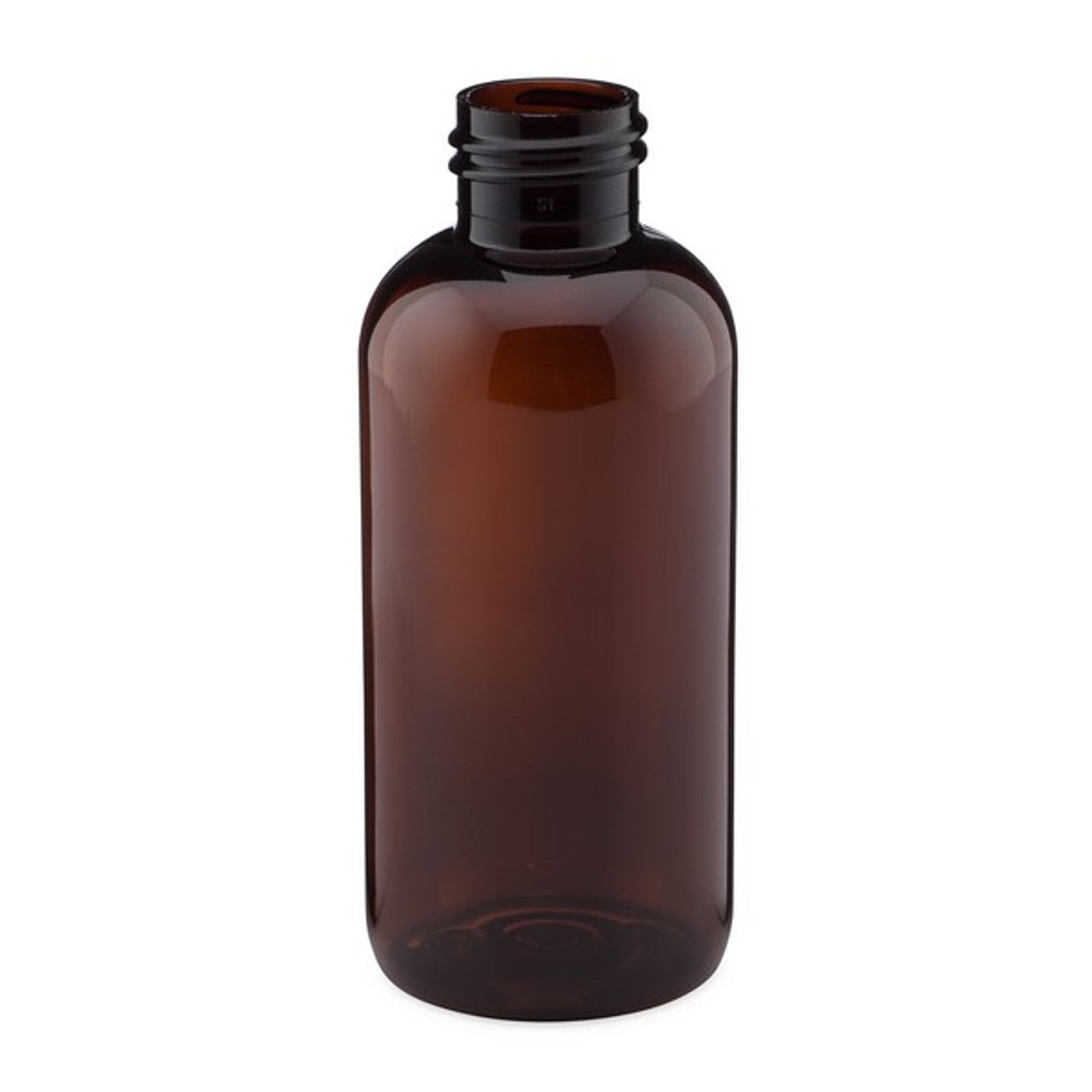 PET Boston Round Bottles - Amber image 0