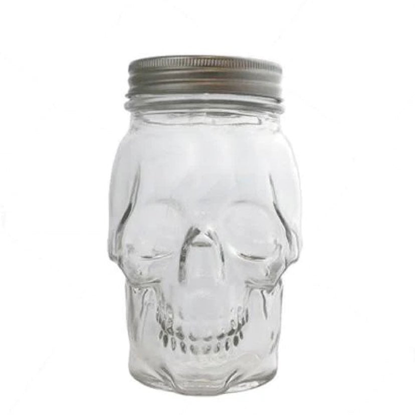 Skull Mason Jars w/ Lids image 0