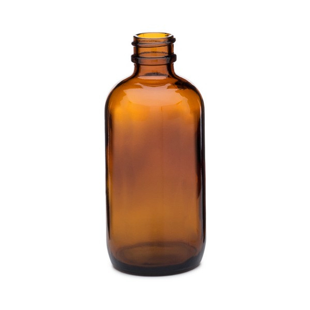 Glass Boston Round Bottles - Amber image 0